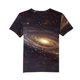 thumbnail image 4 of Camiseta de manga corta crop top estilo niños estrella impresión cuello redondo casual para chicos chicas chicos camiseta de manga corta, 4 of 5