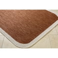 thumbnail image 7 of Livabliss Outdoor Rugs, 7x9 Miami Beach Traditional Burnt Orange Area Rug for Patio, Porch, Deck, Backyard, Waterproof Indoor Outdoor Carpet (6'7" x 9'), 7 of 7