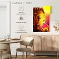 thumbnail image 5 of Elephant Stock Stunning Buddha Wall Art - Vertical Canvas Wall Art - Living Room Wall Decor - Religion And Spirituality Canvas - Brown And Yellow Decor - 24" x 36", 5 of 8