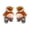 D, variant on CHELIASD 3D Shiba Inu Dog Belly Sticker,Cute Dog Wearing Orange Outfit with P ink Belly Decals,Soft Silicone Anti-Collision Animal Protectors Stickers for Phone, Car, Stress Relief