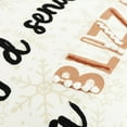 thumbnail image 3 of Rizzy Home Holiday Ivory/Multicolor Sentiment - "If Hugs Were Snowflakes I'd Send You A Blizzard" Cotton 20"x20" Poly Filled Decorative Throw Pillow, 3 of 5