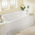 thumbnail image 3 of American Standard Cambridge 60 in x 32 Right Hand Drain Rectangular Apron Front Bathtub in White, 3 of 5