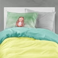 thumbnail image 2 of Brown Owl Watercolor Fabric Standard Pillowcase, 2 of 2