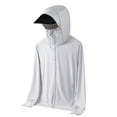 thumbnail image 2 of M-4X Plus Size UV Protection Hoodies with Mask and Pockets Big & Tall Long Sleeve Sun Shirts Lightweight Zip Up Solid Quick-Dry Fishing Jackets, 2 of 6