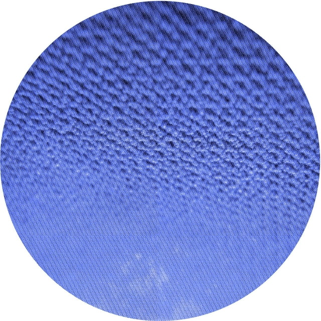 Ahgly Tapis d'Intérieur Lavable en Machine Carré Transitionnel Bleu Ciel, 3 Pieds Carré