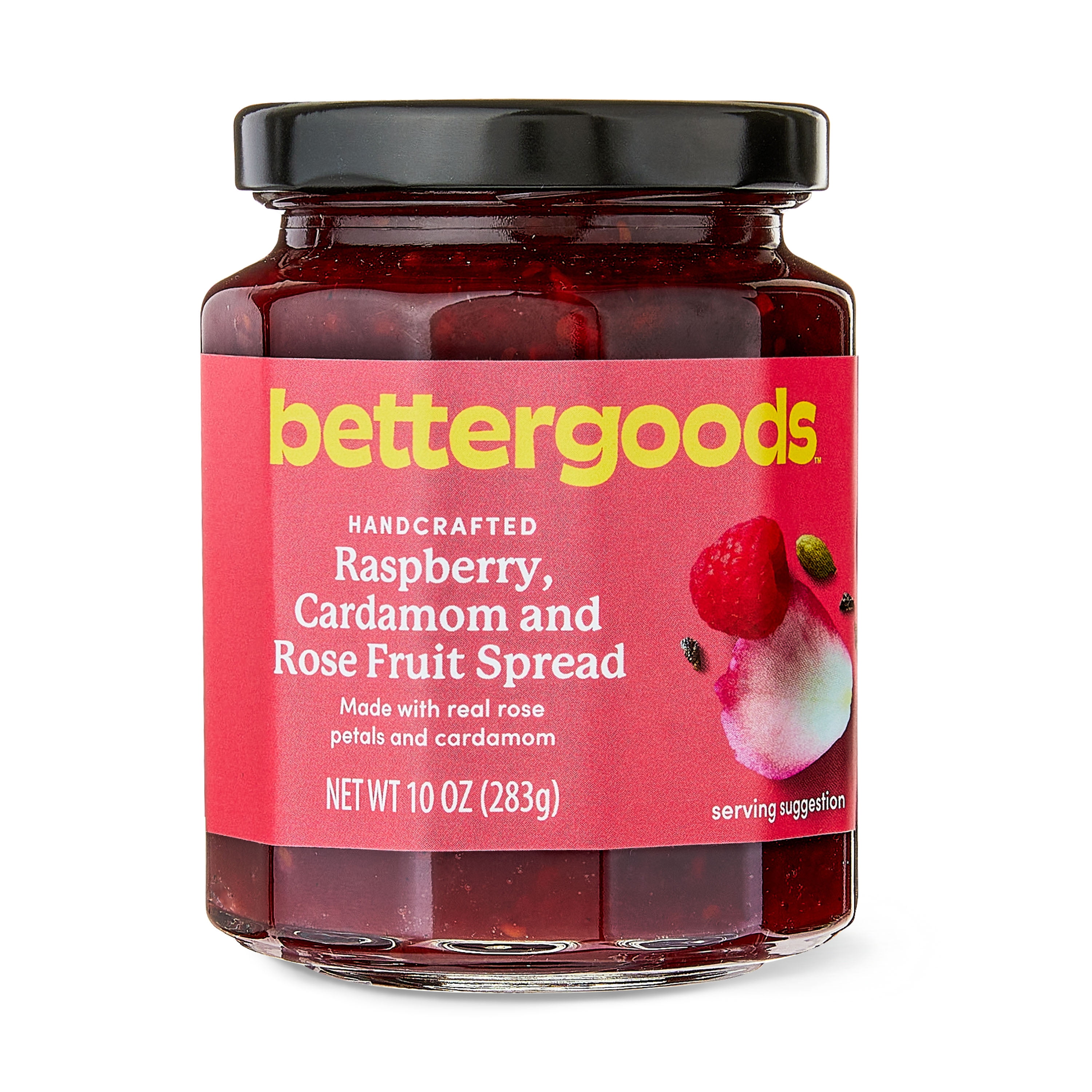 bettergoods Raspberry Cardamom Rosehip Fruit Spread 10 oz for