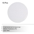 thumbnail image 3 of Plastic Mesh Canvas Sheet 7.7cm/ 3" White Round Blank Canvas for Embroidery Needlepoint, Knit Crochet Mesh, Pack of 15, 3 of 5
