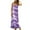 Purple womens dresses, variant on Usmixi Womens Dresses Sleeveless V-Neck Striped Print Casual Long Summer Dress Beach Vacation Spaghetti Strap Plus Size Long Dresses Orange S Up to 65% off