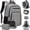 2516#Gray, variant on Travel Laptop Backpack 15.6 Inch Extra Large School Backpacks for Business Men Sturdy Computer Bag College And Daily Commute 3pcs Set Gifts