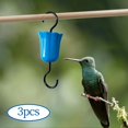 thumbnail image 3 of alimentador de foso de hormigas de 3 piezas con cepillo de limpieza Azul Soledad foso de colibrí, 3 of 7