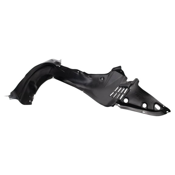 TRQ Front Left Inner Fender Liner Black Drivers Side Fits Select 2007-2011 Nissan Altima NI1248120