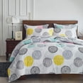 thumbnail image 3 of Juego de Sábanas con Edredón UOZZI BEDDING King Size con Puntos Coloridos, 3 of 9
