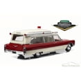 thumbnail image 2 of 1966 Cadillac Ambulance, Red/White - Greenlight 18003 - 1/18 Scale Diecast Model Toy Car, 2 of 5