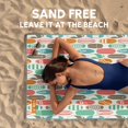 thumbnail image 4 of Toalla de playa SUN'Y Huntington, 160 x 80 cm, sin arena, de secado rápido, 4 of 7