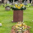 thumbnail image 2 of Bewildely Flores para cementerio, flores para tumbas de larga duración para todas las estaciones, flores para poda de cementerios Jardín y Patio tipo+5, 2 of 6