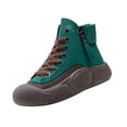 thumbnail image 2 of Zapatillas de deporte jinwen para mujer con Punta redonda 37 verde, 2 of 8