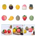 thumbnail image 2 of MLINS 10pcs Fake Fruits Realistic Fruit Set Fake Fruit Decorations Artificial Fruits, 2 of 6