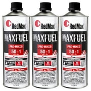 RedMax 581158801 Pre-Mixed 50:1 Fuel Oil 3 Quart Pack 2-Cycle Engines 94 Octane