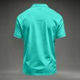 thumbnail image 5 of Trgacdwlo Men's Polo Shirts Collared Button Shirts for Men Short Sleeve Quick Dry Summer Sun Protection Mens Golf Polo Shirts Green M, 5 of 7