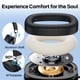 thumbnail image 4 of Auriculares inalámbricos. Cancelación activa del ruido, modo transparente, audio espacial, auriculares Bluetooth con cómodas almohadillas de proteína, 24 horas de autonomía para viajar/trabajar,Negro, 4 of 8