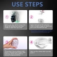 thumbnail image 1 of Vibration Aircraft Cup Silicona suave transparente con huevos vibrantes Productos sexuales Tmvgtek Cuidado Belleza, 1 of 8