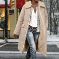thumbnail image 2 of QATAINLAV Womens Winter Long Coats Sherpa Fleece Lined Down Jacket Casual Lapel Puffer Coat with Pockets, Khaki, S, 2 of 10
