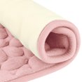 thumbnail image 4 of Alfombrillas de baño de espuma de memoria REGALWOVEN, ultra suaves, antideslizantes, absorbentes de agua, alfombra de baño de secado rápido, rosa 16" x 24", 4 of 6
