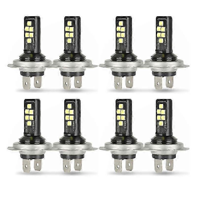 Kit de 8 bombillas LED para faros delanteros H7 de 6000 K y 220 W ...