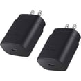 thumbnail image 2 of USB Type C Charger Block, 25W Fast Charging Block for Samsung Galaxy S25 S24 Ultra S23 S22 S21 S20 Note20 / iPhone 17 16 15 14 13 Pro Max, Super Fast Wall Charger Plug Power Adapter, 2 Pack, 2 of 7