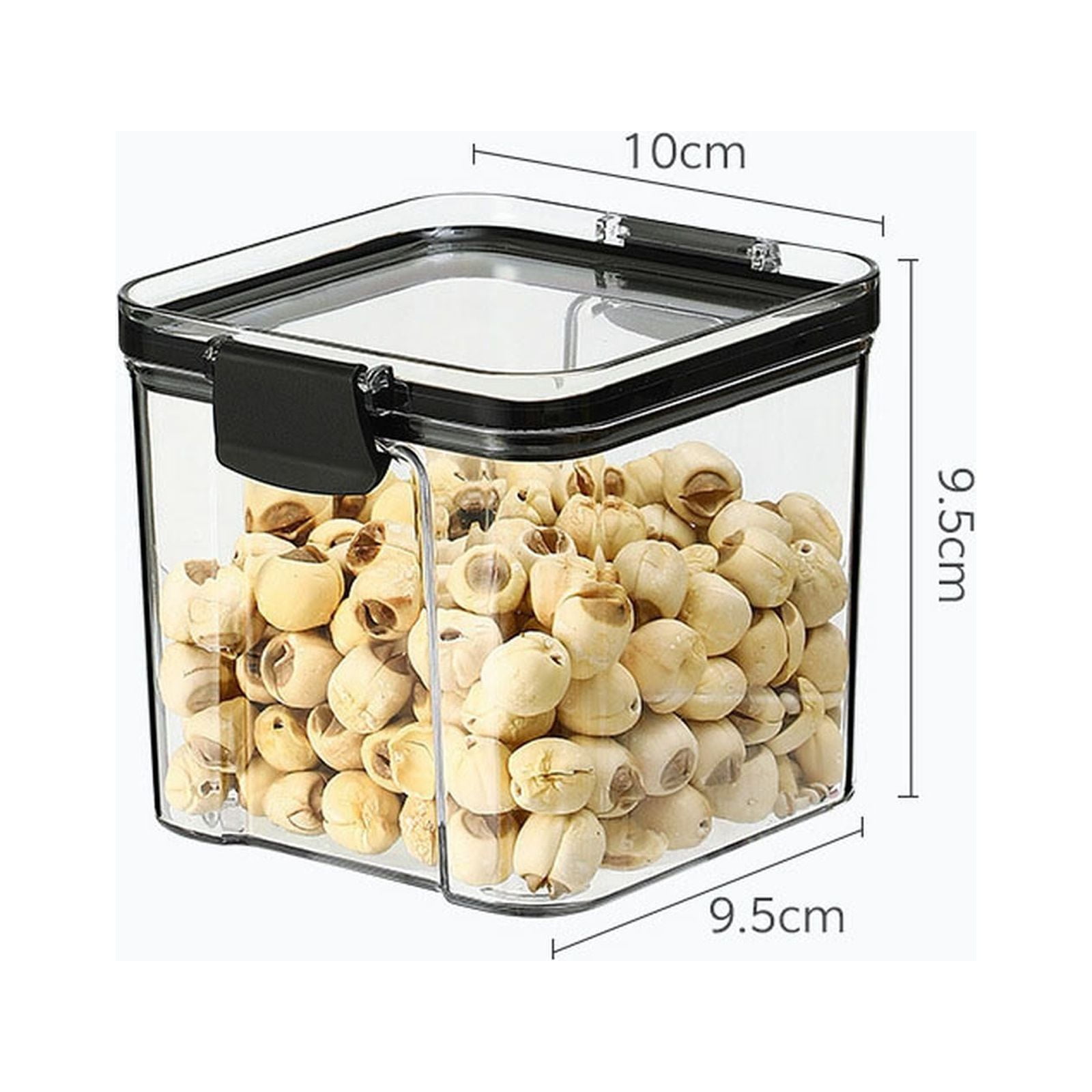 MOPOOR Extra Large Bulk Food Storage Containers with Airtight Lids for Flour, Sugar, Rice, Cereal & Pasta - Leakproof, BPA-Free Plastic Canisters for Kitchen & Pantry Organization