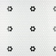 Merola Tile Fxlm1hg Metro - Glossy White Flower