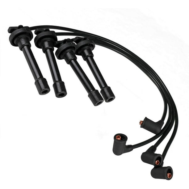Ignition Spark Plug Wires 7mm (4PC Set) for 1990 1991 1992 1993 1994
