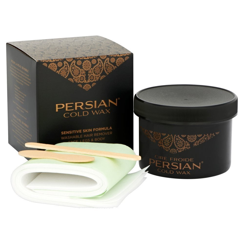 Persian Cold Wax Kit, Hair Removal Sugar Wax for Body Waxing Women & Men, 8 oz (240ml) wax, 20 strips, 2 spatulas. Persian Cold Wax Kit, Hair Removal Sugar Wax for Body Waxing Women & Men, 8 oz (240ml) wax, 20 strips, 2 spatulas.