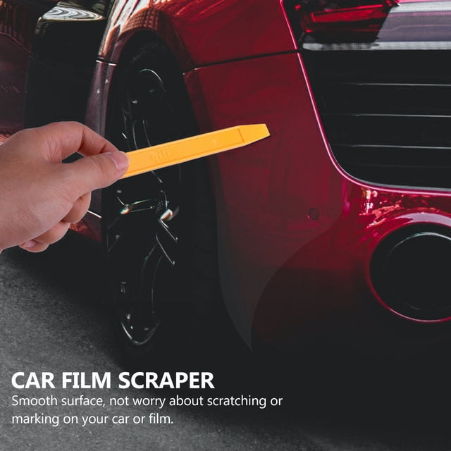 NUOLUX 10Ud Car Film Scraper Para Automóvil Con Superficie Suave Y Material Plástico Duradero
