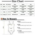 thumbnail image 3 of LYXSSBYX Swimsuits for Women Two Piece Women Bandage Sexy Solid Lace One-Piece Bikini Push-Up Pad Swimwear Swimsuit Beachwear, 3 of 8