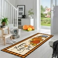 thumbnail image 6 of HEBE Fall Kitchen Rugs Sets of 3 Non Slip Farmhouse Buffalo Plaid Pumpkin Kitchen Rugs and Mats Washable Kitchen Mats for Floor Seasonal Thanksgiving Kitchen Rug Runner Carpet Autumn Rug, 6 of 6