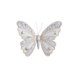 thumbnail image 1 of Decoraciones de Árbol de Navidad de Gama Alta Malla Hueca Plata Doble Capa Mariposa Decoraciones de Árbol de Navidad Decoración de Navidad Árbol de Navidad Blanco, 1 of 6
