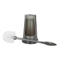 thumbnail image 3 of 15" Long - Grey Plastic Toilet Bowl Brush with Holder, 3 of 4