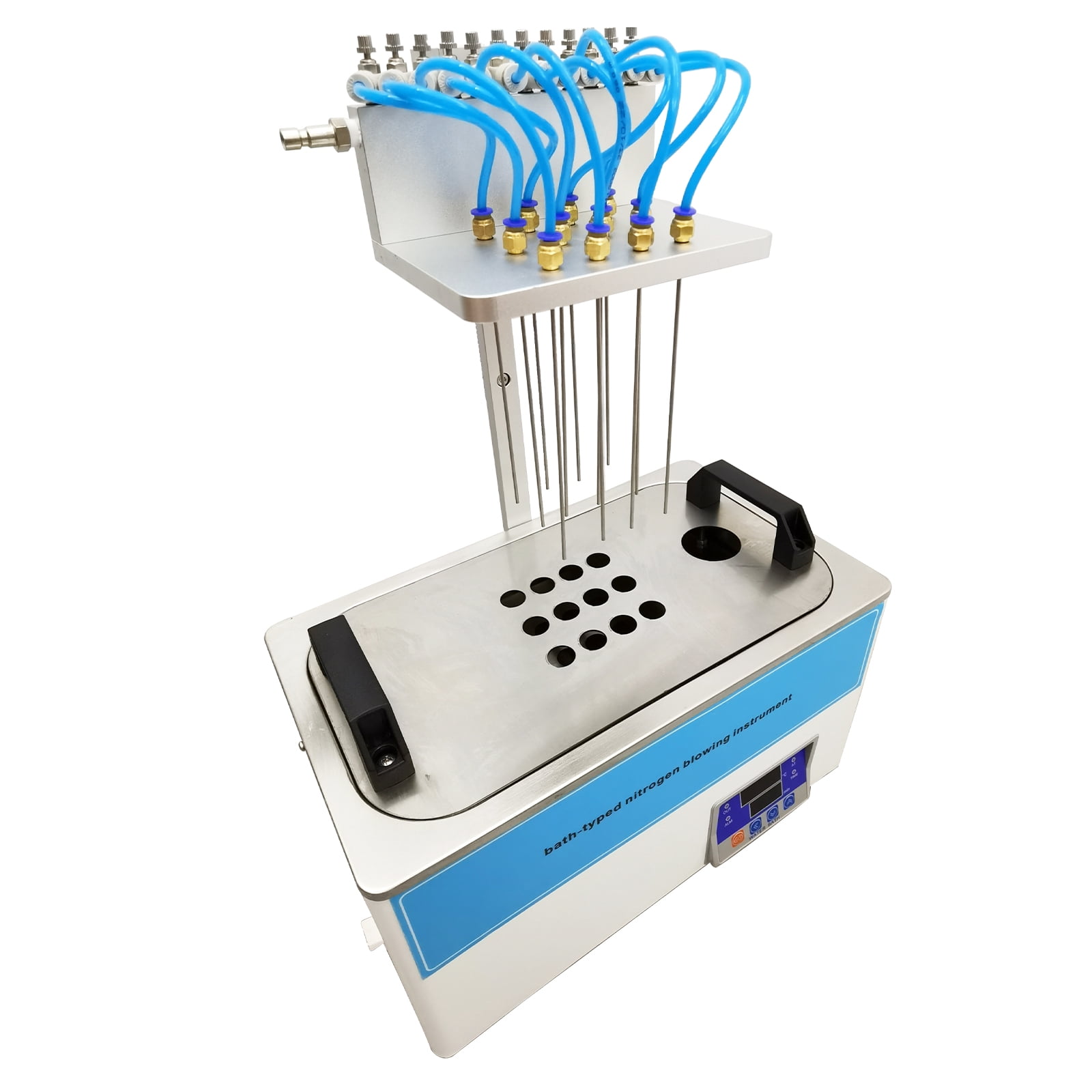 12 Hole Bath-Typed Termovap Nitrogen Sample Concentrator Water Bath Nitrogen Blower