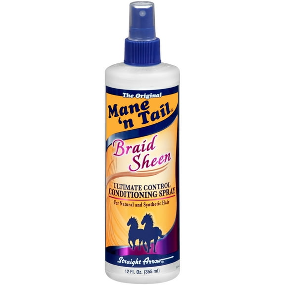 MANE 'N TAIL - BRAID SHEEN CONTROL SPRAY 12 Oz. * BEAUTY TALK LA *