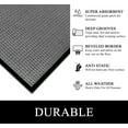 thumbnail image 6 of A1HC Indoor Outdoor Mat, Front and Back Entrance Welcome Mats, Large Front Door Patio Mats 36X60 Inches, Non-Slip Easy Clean Entrance Washable Large Size Doormats, Dark Grey, 6 of 9