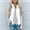 White, variant on Women Pocket Zipper Solid Color Jacket Sleeveless Lapel Vest Loose Coat Lined Cardigan Women Sweater Women Warm Womens Jacket Zip up Women S Outerwear Jacket Figs Scrub Jacket Women Jackets Polyester