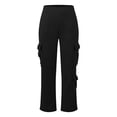 thumbnail image 2 of Gibobby Pantalones deportivos para mujer Chándal tipo basculador para mujer, ropa de trabajo, moda de otoño e invierno, con bolsillos(Negro,CH), 2 of 4