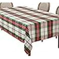 thumbnail image 3 of SARO 5002.M70140B 70 x 140 in. Rectangle Vernor Plaid Design Holiday Tablecloth  Multi Color, 3 of 4
