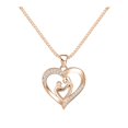 thumbnail image 2 of SmartBy Mother And Daughter Son Love Heart Pendant Necklace Mother's Day Jewelry Gifts for Grandmother Mom Daughter Wife, 2 of 7