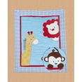 thumbnail image 2 of BedDecor Enchanted Embroidery Cotton Quilt Set for Kids-42" X 57", Baby Jungle Animal Baby Blanket, 2 of 4