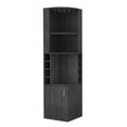 thumbnail image 2 of Two Open Shelves, Easy to Reach - Useful Corner Cabinet, 2 of 4