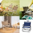 thumbnail image 4 of Silla plegable Advancent para pesca senderismo picnic azul, 4 of 6