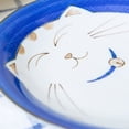 thumbnail image 3 of JapanBargain 2560x4 Juego de 4 platos redondos japoneses de porcelana para aperitivos, postres, pasteles, aperitivos, Maneki Neko, patrón de gato de la suerte sonriente para los amantes de los gatos,, 3 of 5