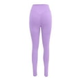 thumbnail image 5 of Pantalones cortos sin costuras para mujer - Pantalones cortos de yoga de cintura alta, tejido elástico en 4 direcciones, cintura cónica para hacer ejercicio y uso informal, 5 of 5